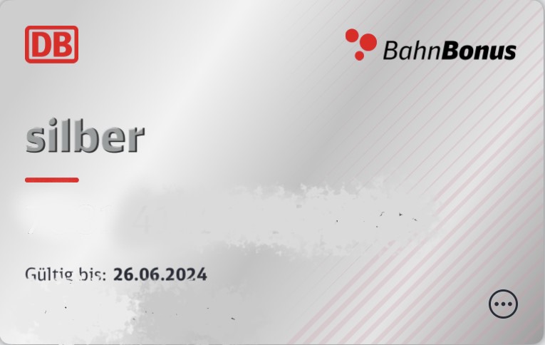 BahnBonus Stratus silber
