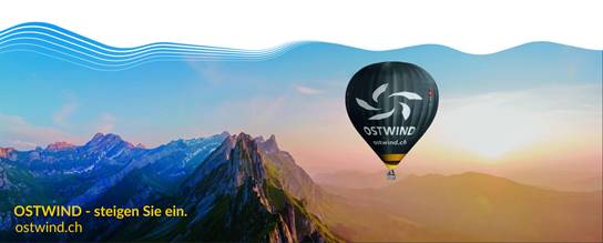 OSTWIND Tageskarte Plus: Einen Tag flexibel durch die Ostschweiz reisen