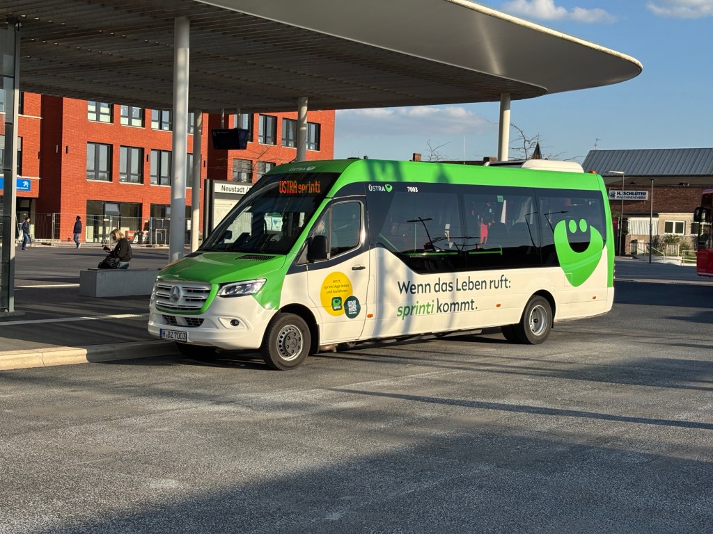 🚐 sprinti Hannover: So funktioniert der On-Demand-Service im ÜSTRA&nbsp;Verkehrsverbund