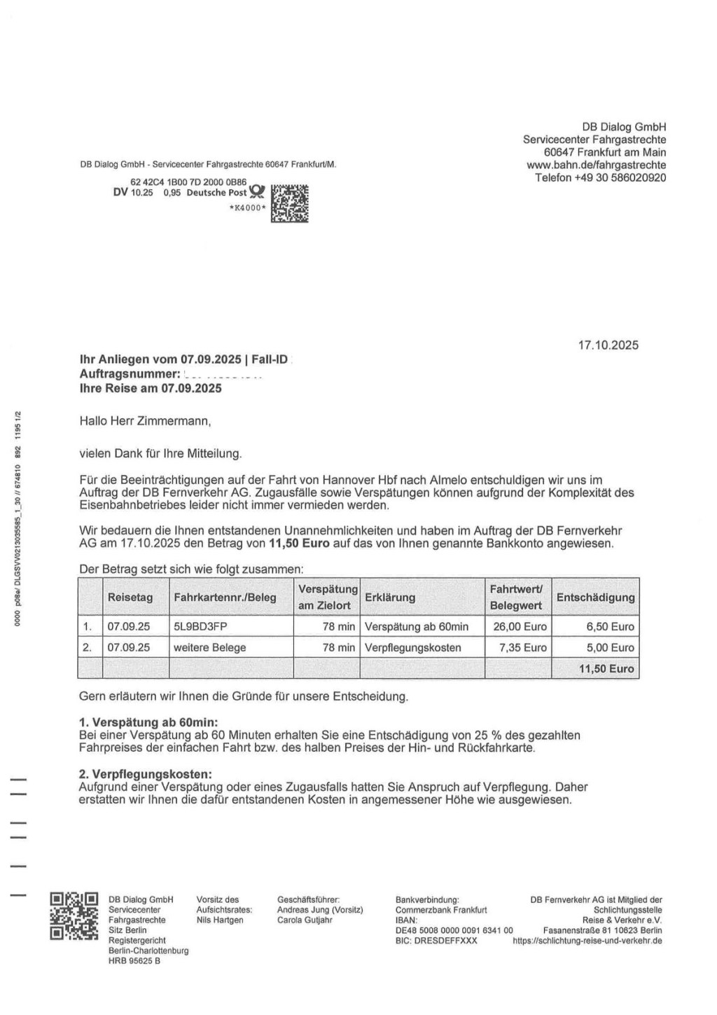 Tagebuch: Von Hannover über Amsterdam und übers Wasser und am Ende wieder daheim
