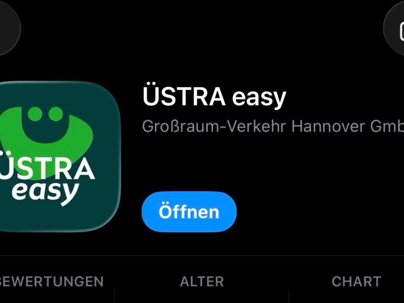 Neue App am Start: ÜSTRA easy einfacher Ticketkauf in&nbsp;Hannover?